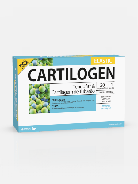 Cartilogen Elastic - 20 ampolas - DietMed