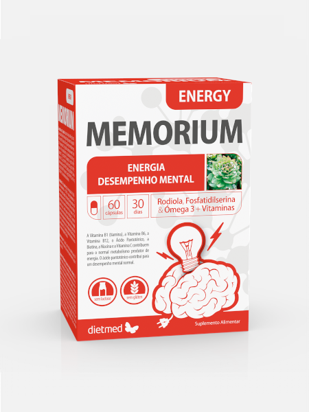 Memorium energy - 60 cápsulas - DietMed