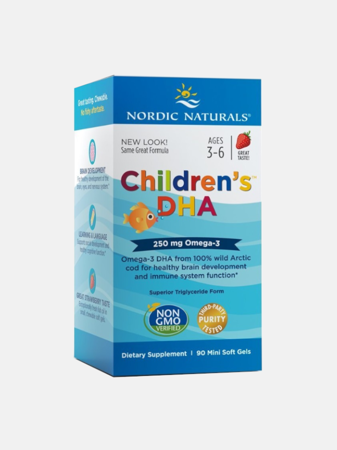 Children s DHA - 90 cápsulas - Nordic Naturals